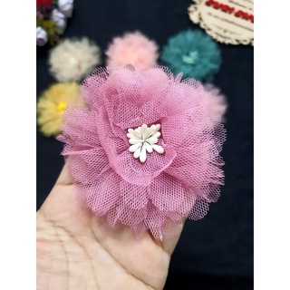 HOA VOAN LƯỚI TRANG TRÍ 8cm
