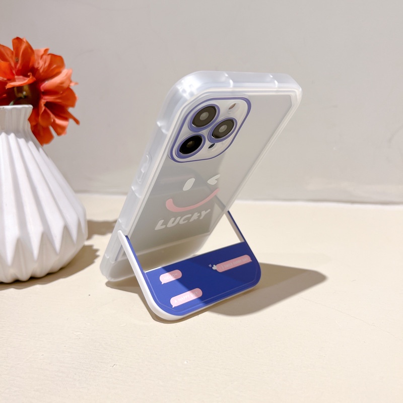 Ốp lưng iphone Ốp Điện Thoại Kèm Giá Đỡ Tàng Hình Họa Tiết Hoạt Hình Dễ Thương Cho iphone 14 / 13Pro 12 / xs / 6 / 7 / 8PLUS Dinuo case