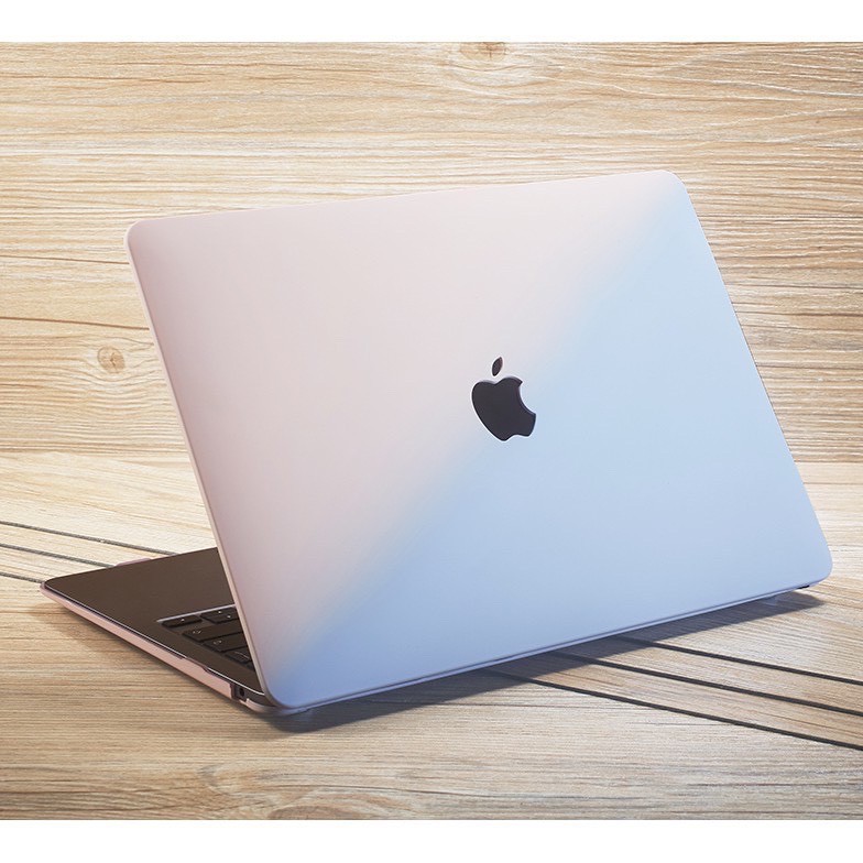 Case,Ốp Macbook Màu Ombre(Xanh Hồng) Kèm Phủ Phím (Tặng Kèm Bộ Nút Chống Bụi & Bộ Chống Gãy Sạc) | BigBuy360 - bigbuy360.vn