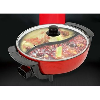Nồi Lẩu Điện đôi 2 Ngăn Perfect 32cm. Lẩu 2 hương vị