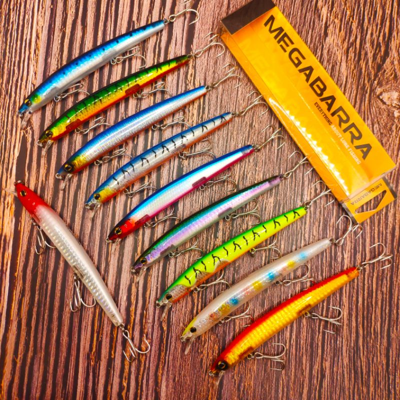Mồi câu Megabarra Thorne 130mm 14.5g Floating Minnow