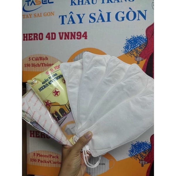 Khẩu Trang Hero 4D KF94 TSG Công Ty Thiết Bị Tây Sài Gòn