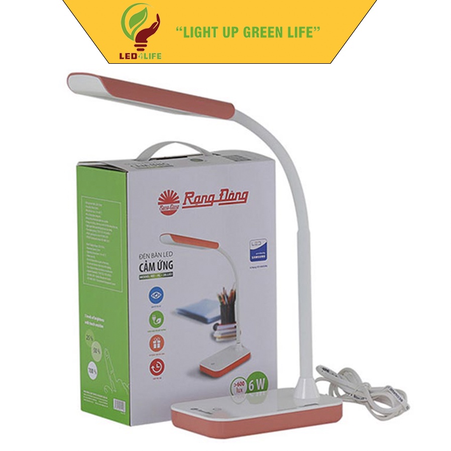 Đèn bàn học chống cận 6W LED Rạng Đông Model: RD-RL-20V2.LED