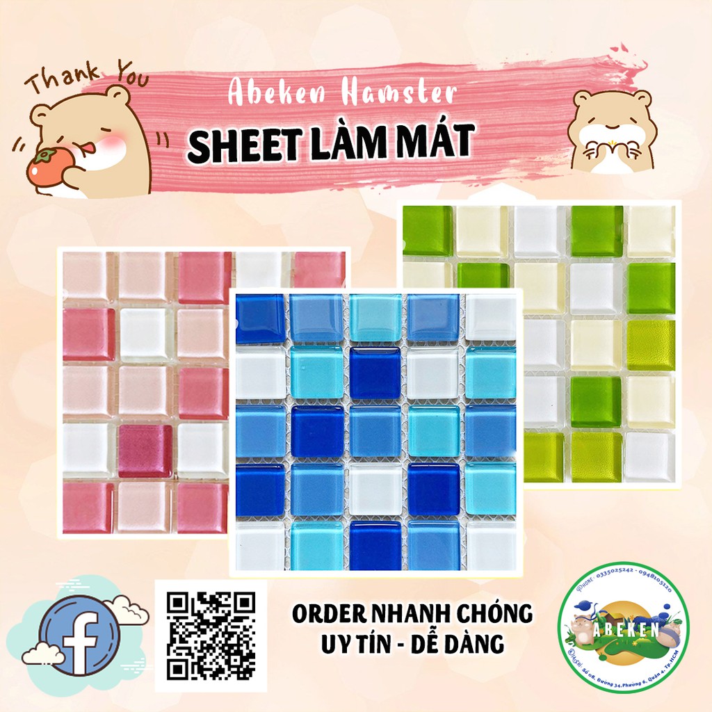 Miếng làm mát dạng viên cho Hamster