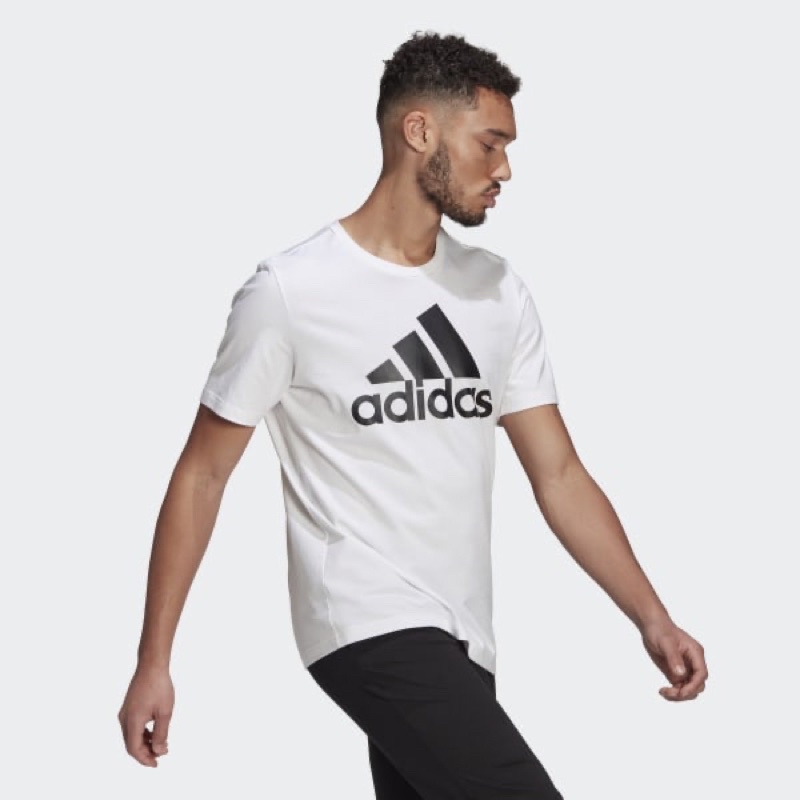 [100% HÀNG CHÍNH HÃNG] Áo phông Adidas cotton đen trắng - GK9120