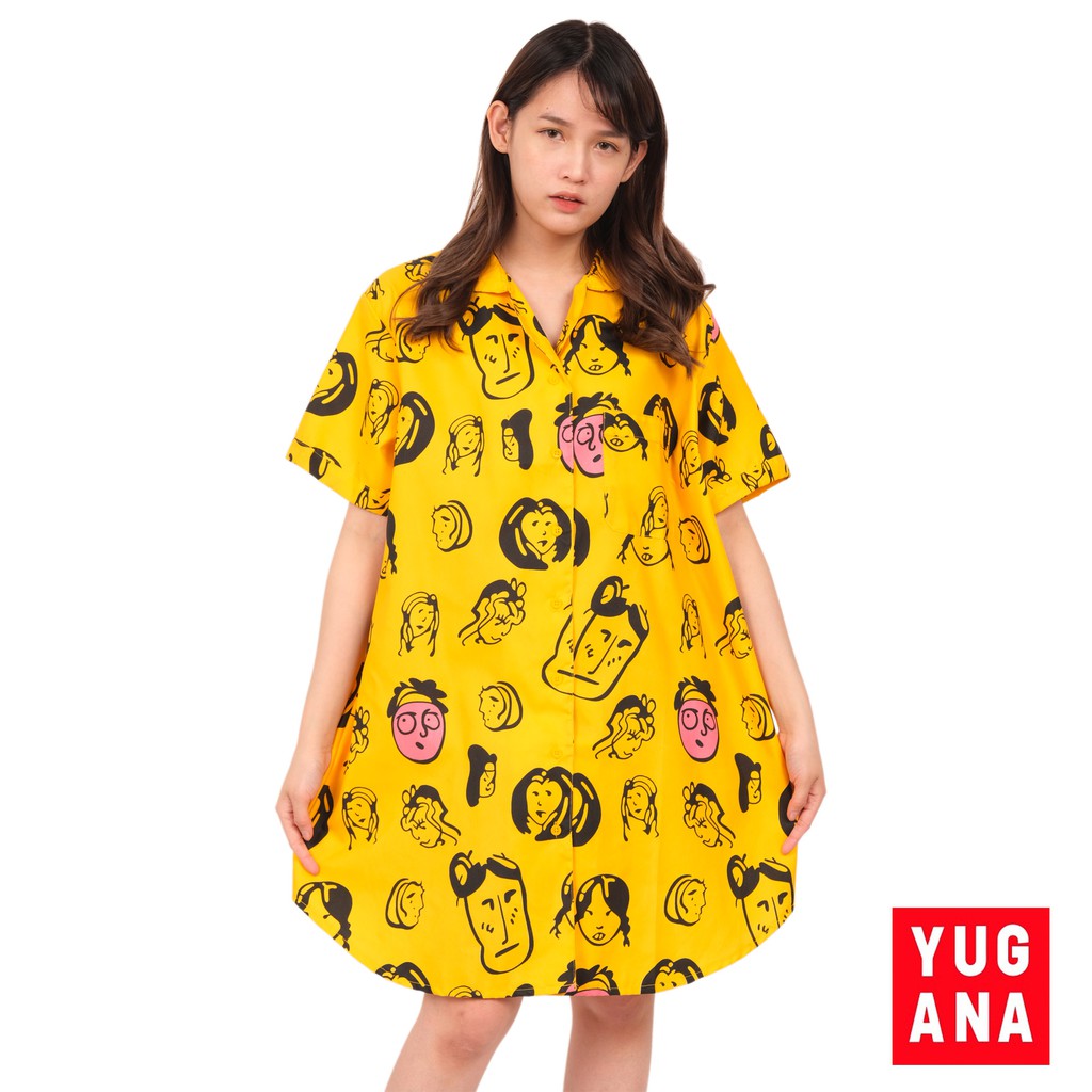 Bl - AMARISE Đầm Tay Ngắn Oversize Làm Đẹp Cho Nữ