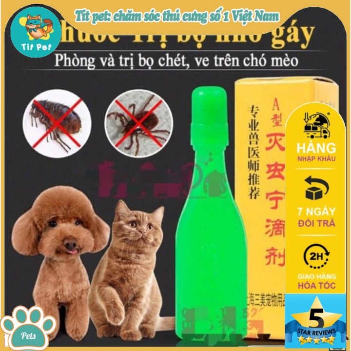 Thuốc nhỏ gáy trị ve giận chó mèo A1