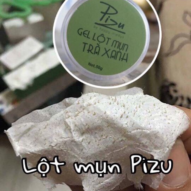 Gel lột mụn trà xanh Pizu