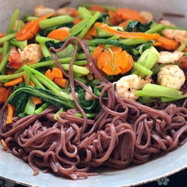 [FreeShip] Hủ tiếu gạo lứt khô sợi Nhuyễn To gói 500gr NTFOOD, hủ tíu lức dai ngon giảm cân healthy