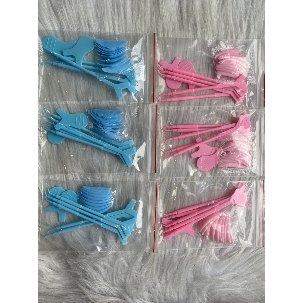 Set trục uốn mi - combo trục uốn mi - Dụng cụ nối mi