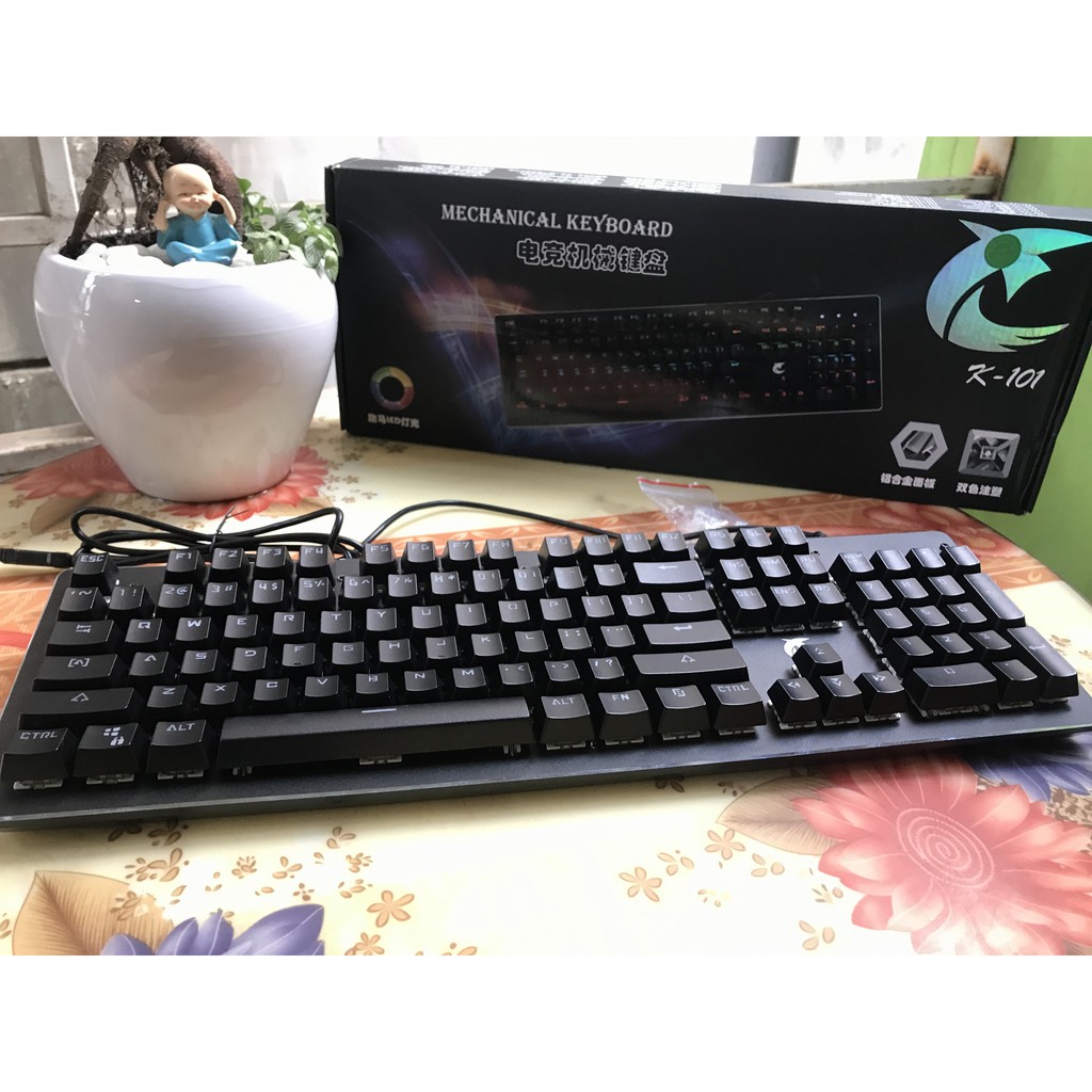 Bàn Phím Cơ Gaming K101 Bản nâng cấp Bảng Kim | BigBuy360 - bigbuy360.vn