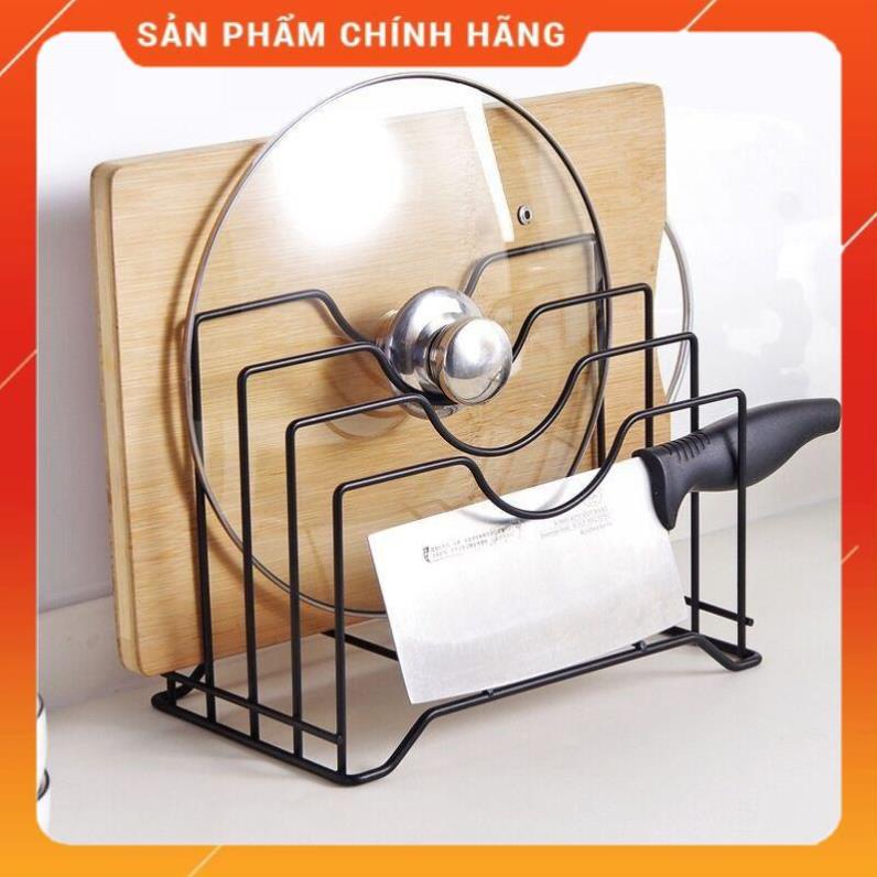 Giá Để Dao Thớt, Cài Vung Xoong Nồi 4 Ngăn Sơn Tĩnh Điện