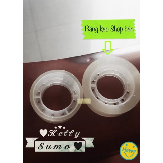 Băng keo văn phòng 1F8 vòng nhỏ ( loại siêu dày , tiết kiệm )