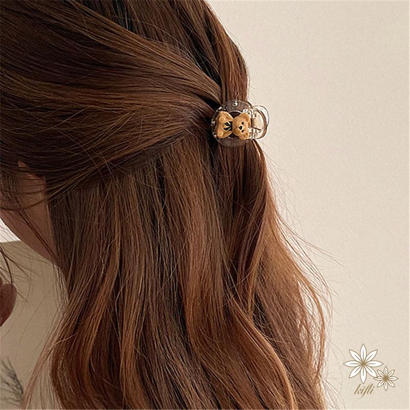 Kẹp Tóc Hình Gấu Tròn Nhỏ Dễ Thương Thời Trang Hàn Quốc Cho Bé Gái