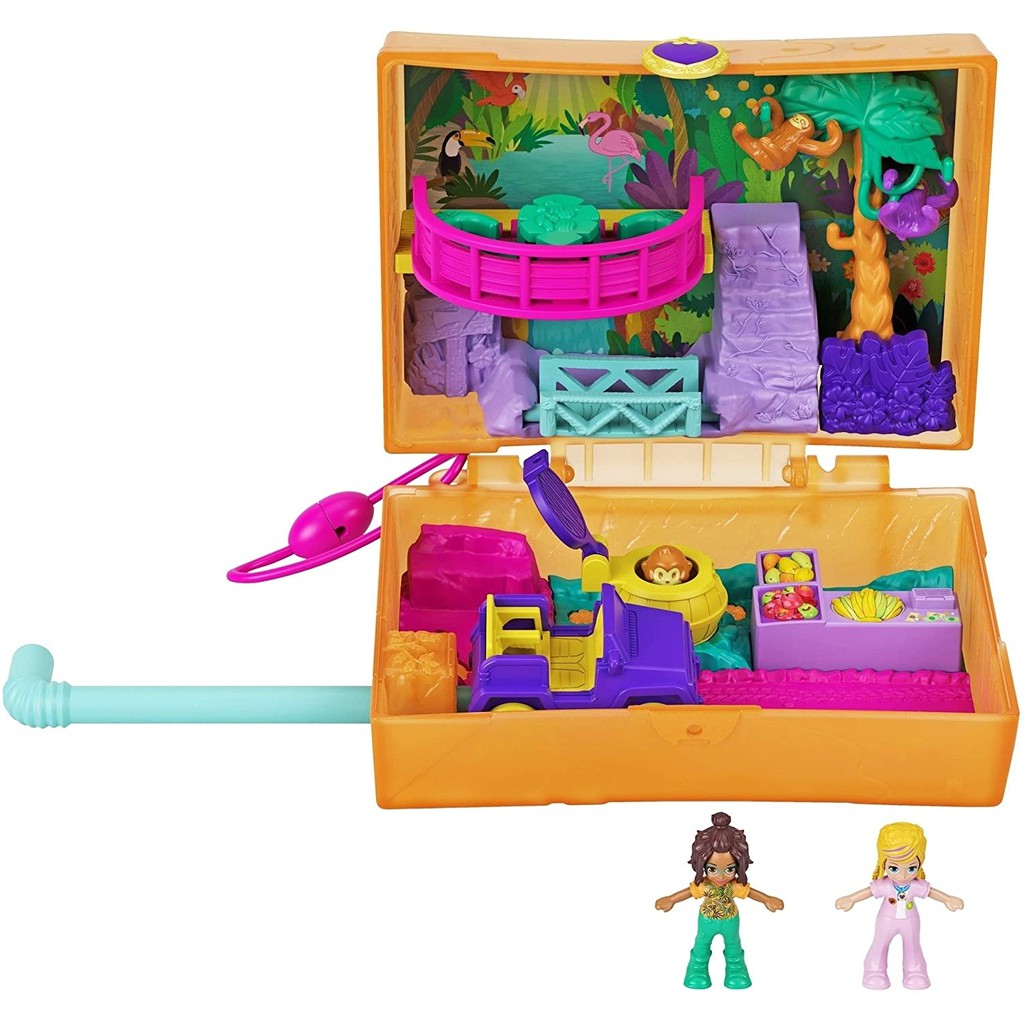 ĐỒ CHƠI POLLY POCKET - Polly Pocket khám phá Rừng Nhiệt Đới - MÃ SP GKJ53/FRY35