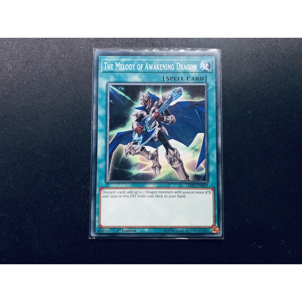 Thẻ Bài Yugioh Chính Hãng The Melody of Awakening Dragon - LED3-EN009