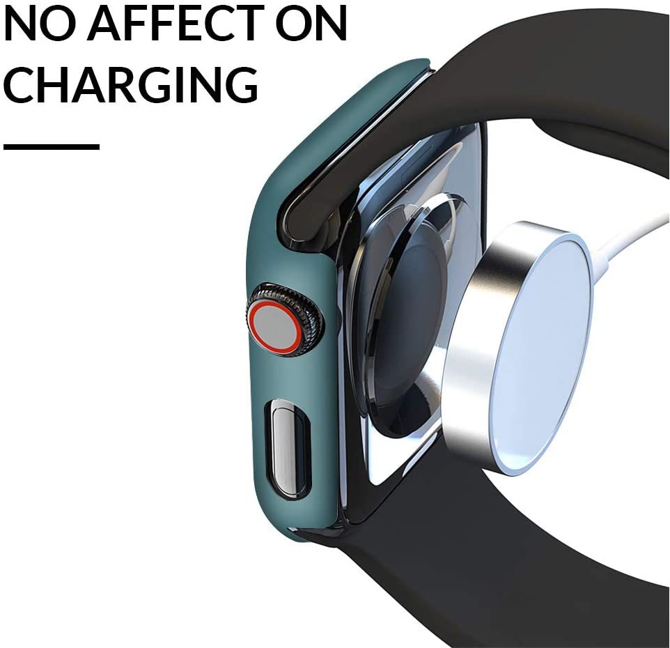 Vỏ bảo vệ tích hợp kính cường lực bảo vệ mặt đồng hồ thông minh Apple Watch 6 / Se / 5 / 4 / 3 / 2