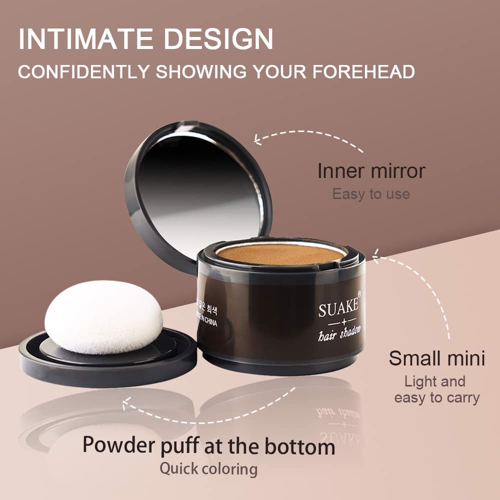 Phấn che khuyết điểm tóc kèm bông dặm SUAKE Powder Hair Shadow Nội Địa Trung