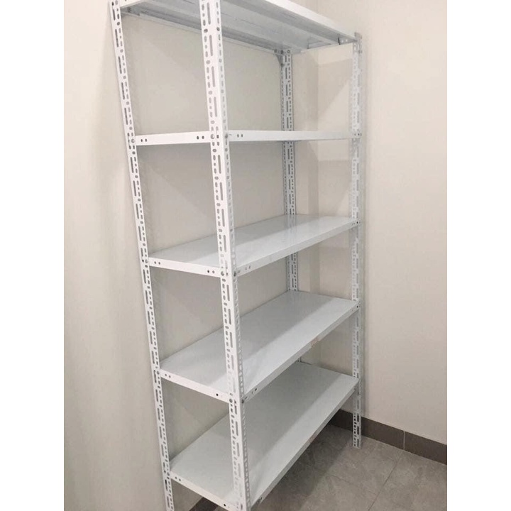 Kệ Sắt V Lỗ Đa Năng Dài 1 m x Rộng 0,4 m x Cao 1m-1,2m-1,5m-2m – 3,4,5,6 Tầng