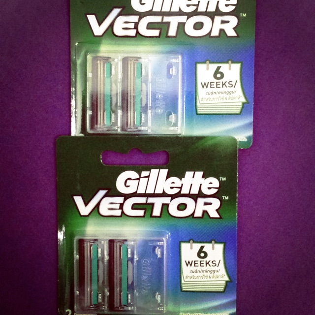 Lưỡi gillette vector 2 lưỡi