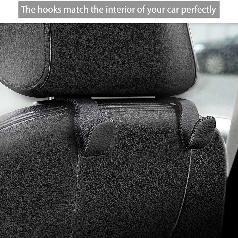 Bộ 2 Móc Treo Đồ Gắn Ghế Ngồi Xe Hơi Tiện Dụng Giá Đỡ