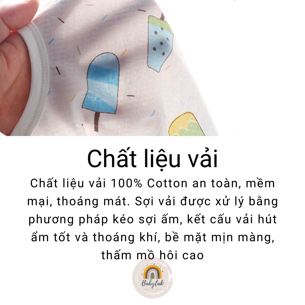 Bộ quần áo cotton mặc nhà cao cấp cho bé - Mẫu bodysuit xẻ vai - Size từ 2 đến 12kg