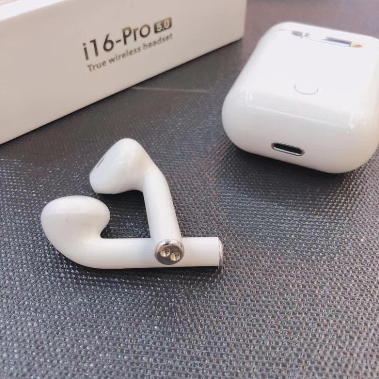 Tai nghe bluetooth i16 pro kết nối 5.0 có mic - Bao đổi mới 1 đổi 1 trong vòng 10 ngày