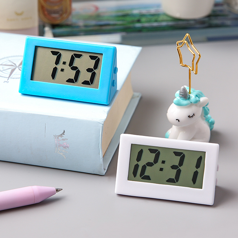 Đồng hồ mini để bàn thiết kế kiểu dáng Hàn Quốc đơn giản tinh tế