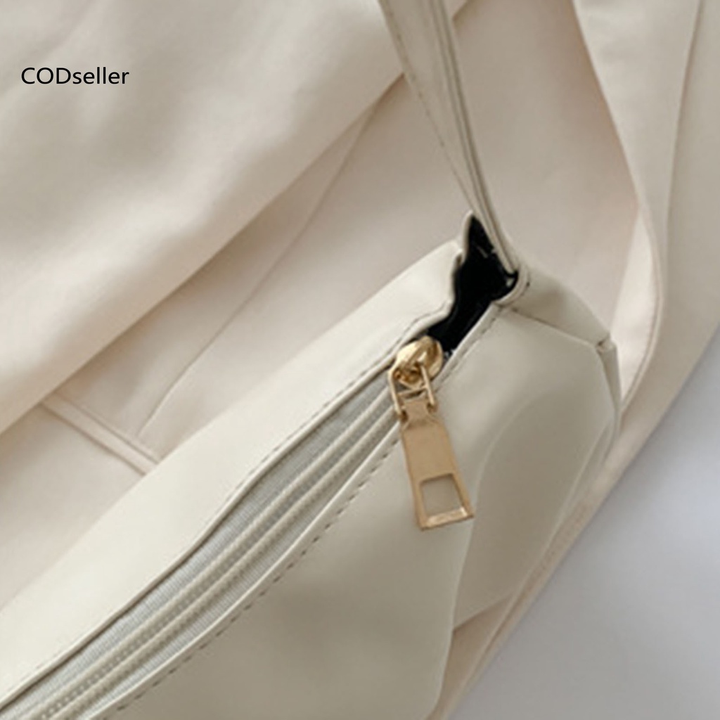 COD_ Fashion Accessories Shoulder Bag Zipper Closure Shoulder Bag Exquisite for Shopping