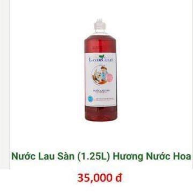 Nước lau sàn hương quế Layer Clean
