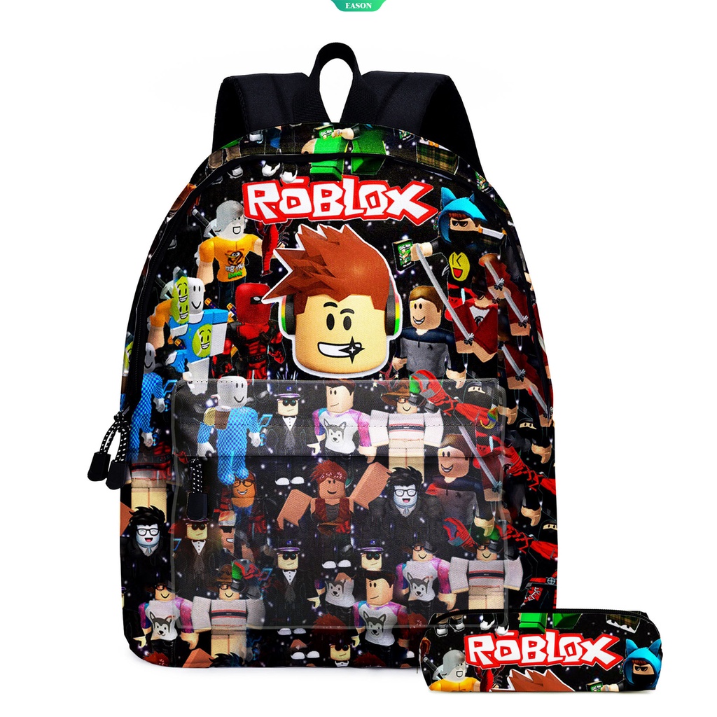 Ba Lô Nylon Chống Nước In Hình Nhân Vật Hoạt Hình Minecraft Thời Trang