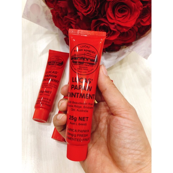 Kem Dưỡng Da Đu Đủ Đa Công Dụng Bôi Ngoài Da Lucas' Papaw Ointment Giúp Mờ Sẹo, Chàm, Nẻ 25g Chính Hãng - Wincy Mart