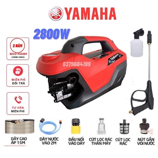 Máy rửa xe mini i máy rửa xe cao áp yamaha 2800w ha889a - có nút chỉnh áp suất + van xả khí