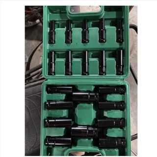 Bộ Khẩu dài 20 Món dùng cho máy siết bulong 8-32 - hàng cao cấp chống han rỉ chống vỡ 5.0