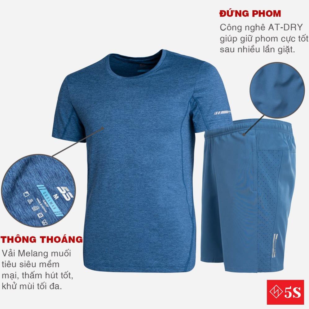 Bộ Đồ Thể Thao Nam 5S (8 màu), Chất Liệu Coolmax Siêu Mát, Dáng Thể Thao Trẻ Trung, Năng Động (BTSO21051). -KJG*