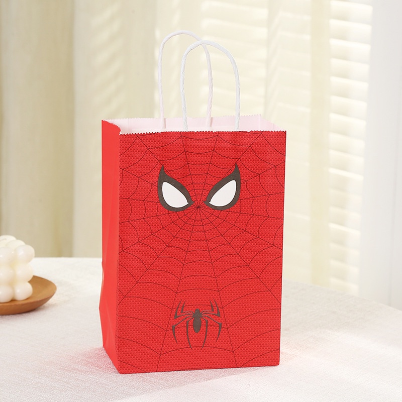 Túi Tote In Hình Siêu Anh Hùng Marvel 21*15*8cm Cho Bé