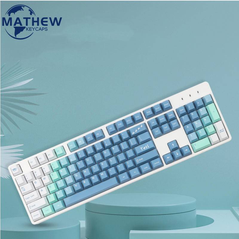 Bộ 129 phím thay thế bằng PBT phù hợp cho bàn phím 61/64/68/87/96/980/104/108 nút