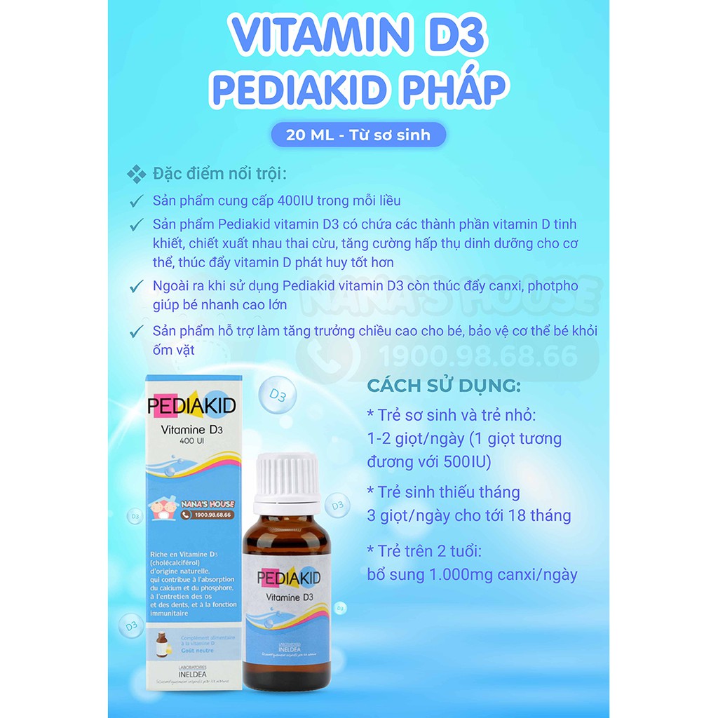 pediakid vitamin D3 hàng công ty | BigBuy360 - bigbuy360.vn