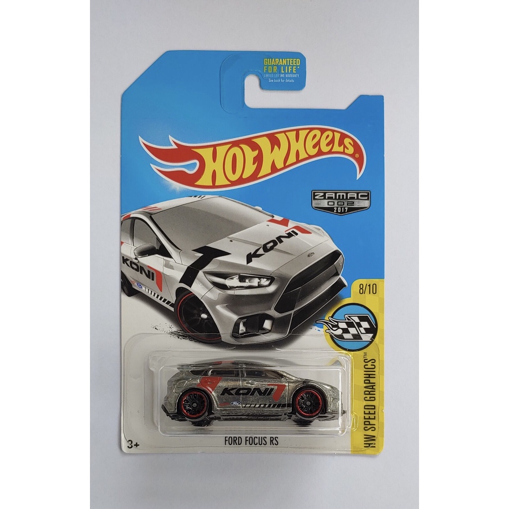 Xe mô hình tỉ lệ 1:64 Hot Wheels T-16 Zamac Ford Focus RS
