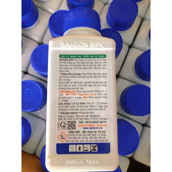 THUỐC TRỪ LÚA RÀI LÚA CỎ SAICOBA 500EC