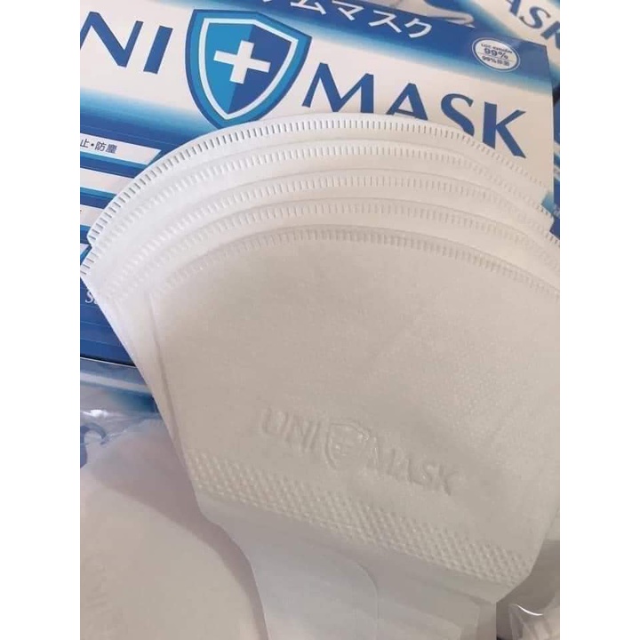 Khẩu trang 3d kháng khuẩn chống bụi mịn công nghệ Nhật Bản Unimask