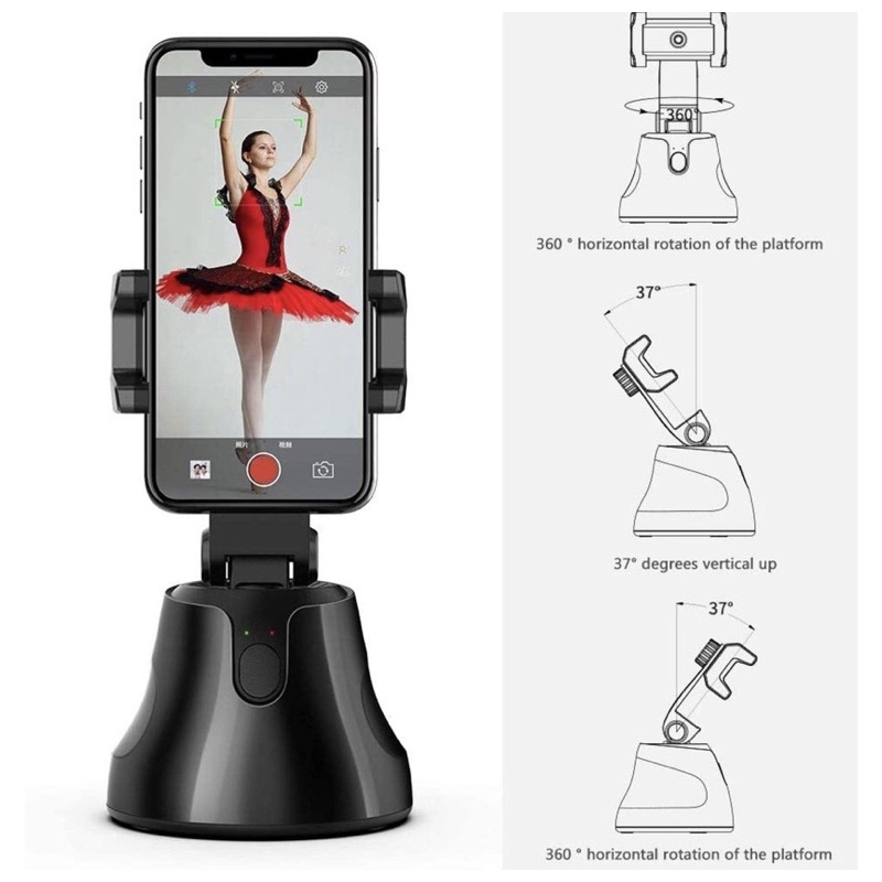 Giá Đỡ Tự Động Xoay Theo Người Khi Quay Phim Chụp Ảnh Camera 360° Panorama AI