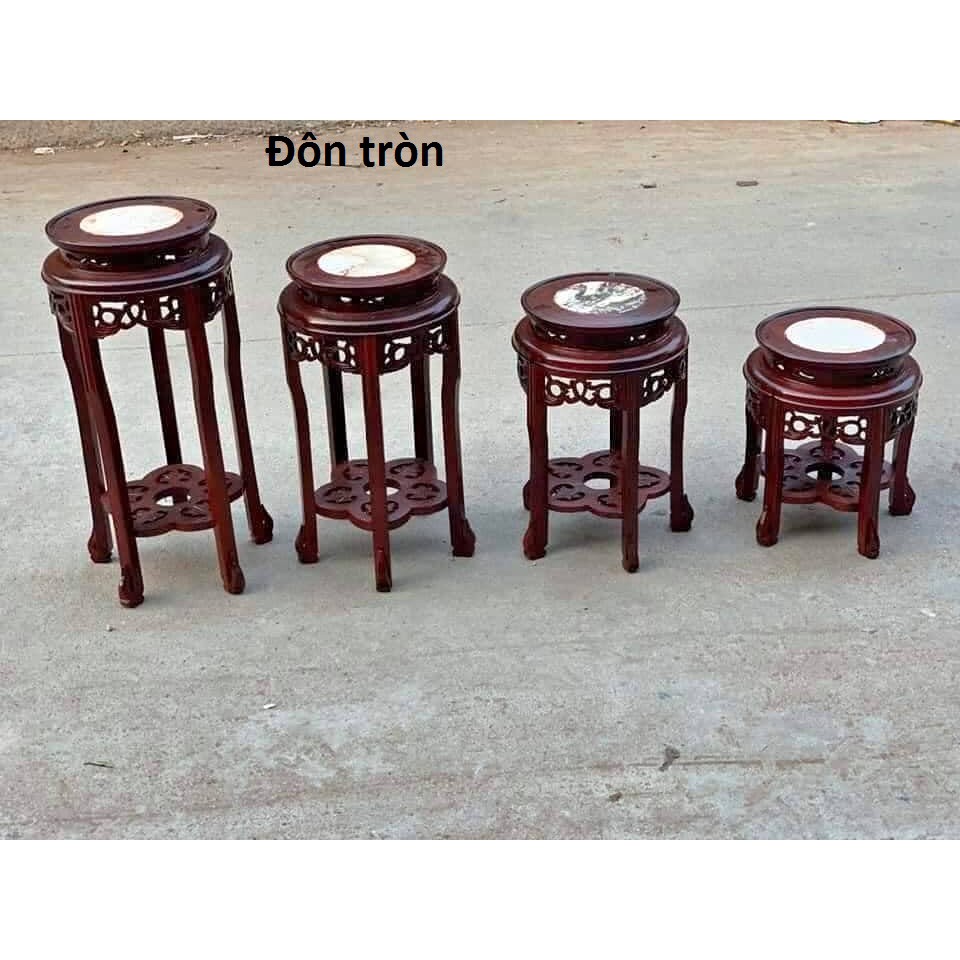 Đôn phượng gỗ gụ