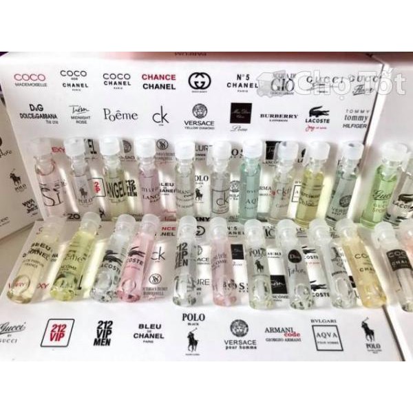 Sét 20 Chai Nước Hoa Mẫu Thử - nước hoa mini nhiều hương thơm cao cấp | BigBuy360 - bigbuy360.vn