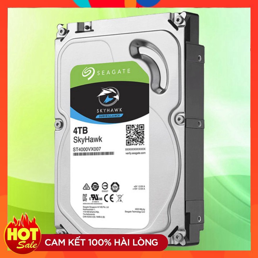 Ổ cứng máy tính Seagate Skyhawk /Baraduca 4TB - Hàng chính hãng