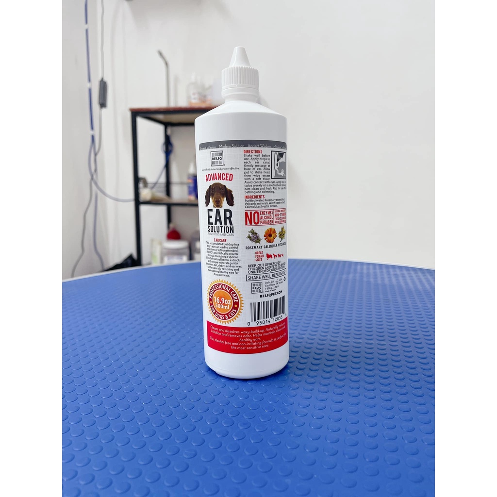 RELIQ - Dung dịch vệ sinh tai Ear Solution 500ml