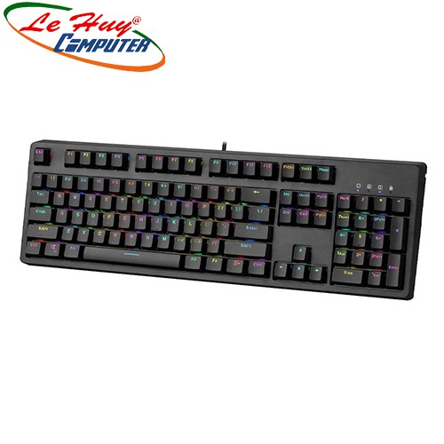 Bàn phím cơ E-Dra EK3104 Gaming Led Rainbow (Red Switch) Version 2021