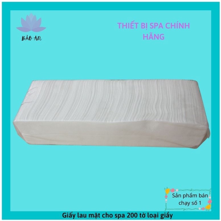 Giấy Lau Mặt Dùng Cho Spa Thẩm Mỹ Viện Cây 200 tờ Loại Dầy
