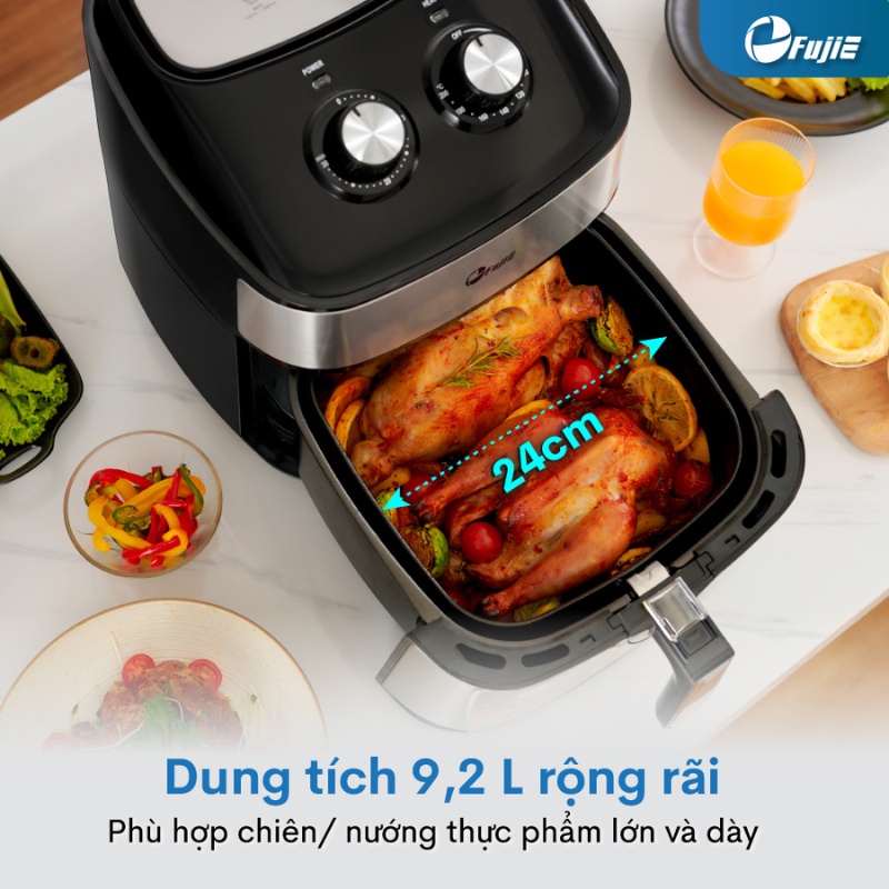 Nồi chiên không dầu FujiE AF9 dung tích 9,2L