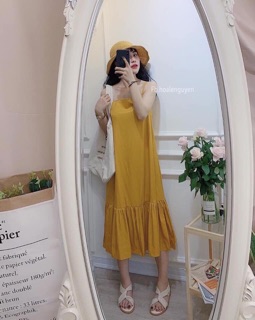 ĐẦM ĐUÔI CÁ HAI DÂY FORM RỘNG